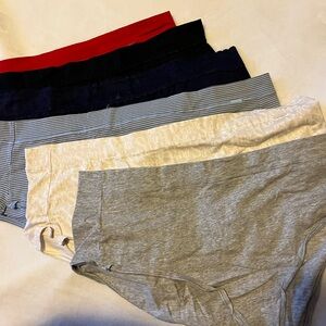 Savage X Fenty Panties Set - Red, Navy, White, Gray